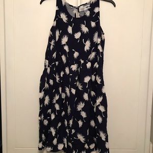 Maternity navy, tank top dress.